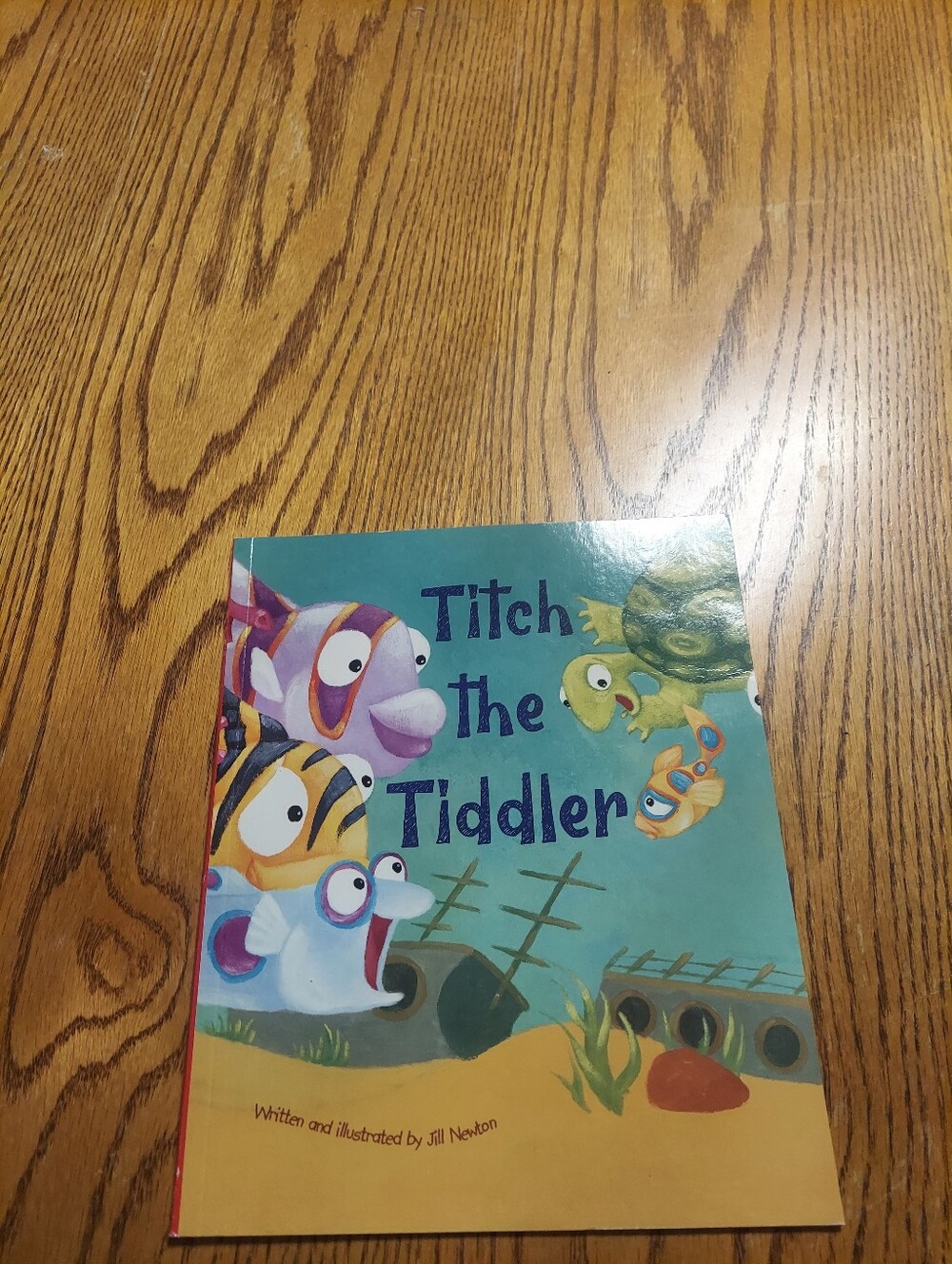 Titch The Tiddler Paperback Book Jill Newton Ocean Fish Storybook Kids